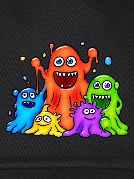 Bunte Schleimmonster