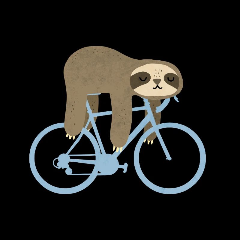 Faultier Fahrrad