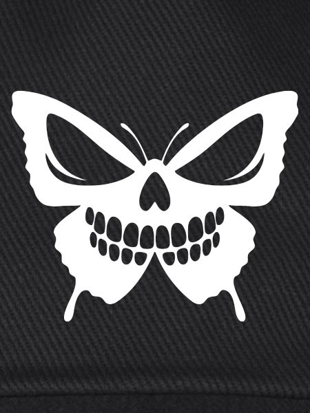 Kompliziertes Schmetterlingsschädel-Design