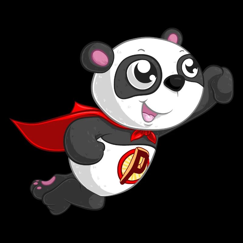 Superhelden Panda