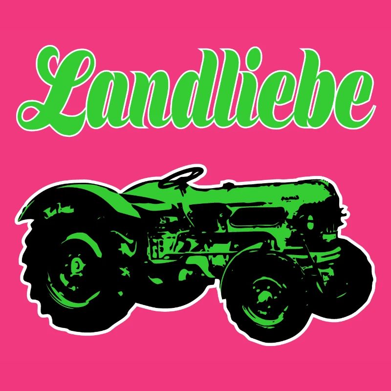 Landliebe Traktor Grasgrün