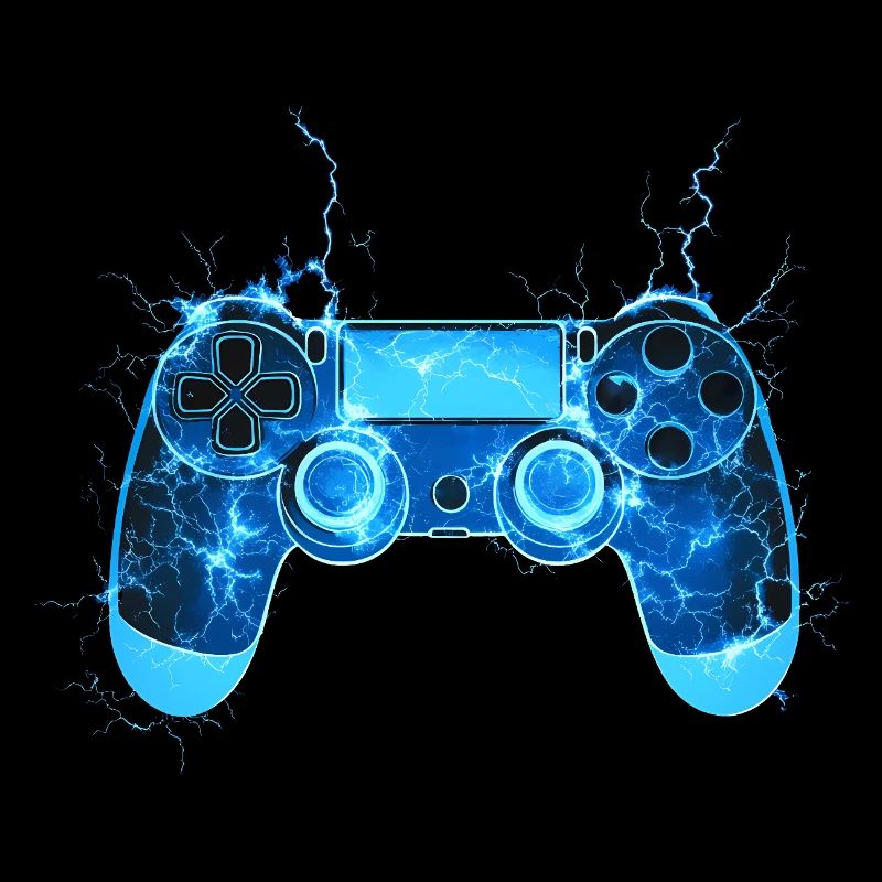 Gaming Kontroller Blitze Cool Gamer Geschenk
