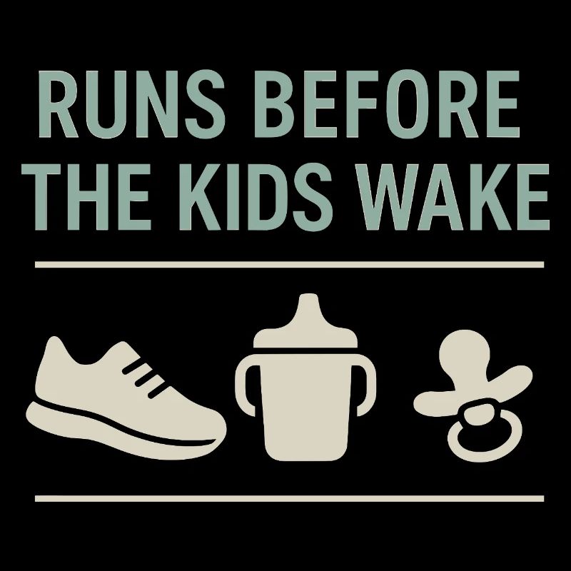 Running Mom, Dad, Jogging Parents
