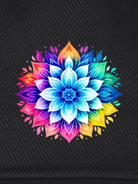Bunte Boho Mandala Blume