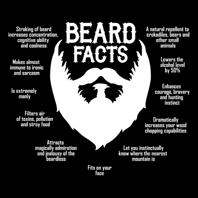 Beard Facts (white)