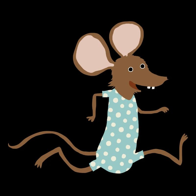 Maus geht baden