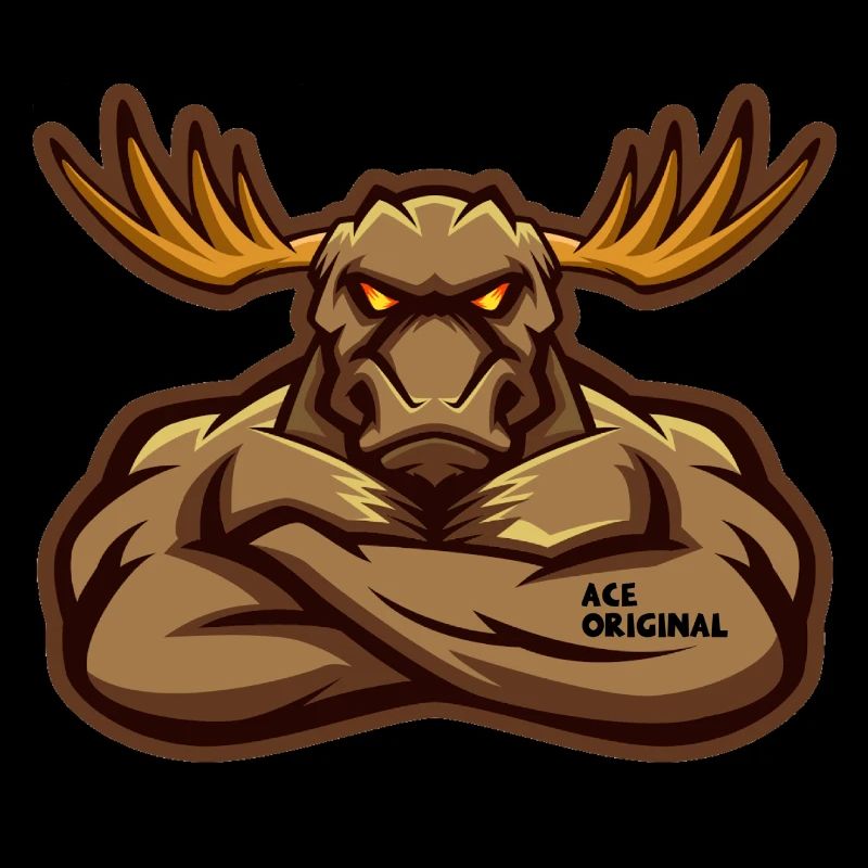 Ace Original-Elch-Maskottchen