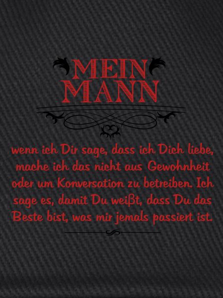 Mein Mann - Geschenk
