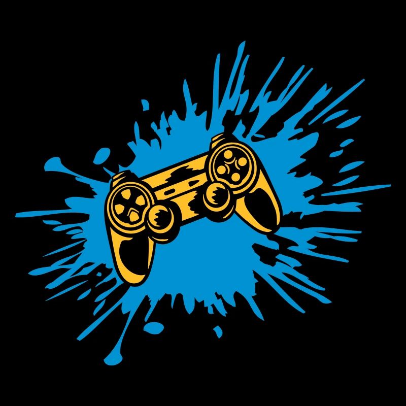 Tropfen Farbklecks Controller Konsole