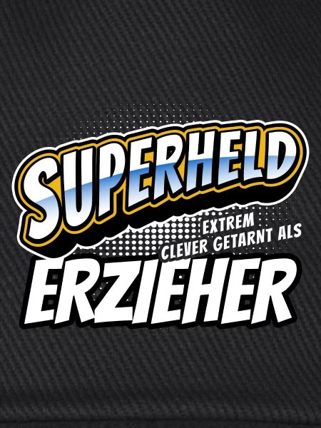 Superheld, clever getarnt als Erzieher