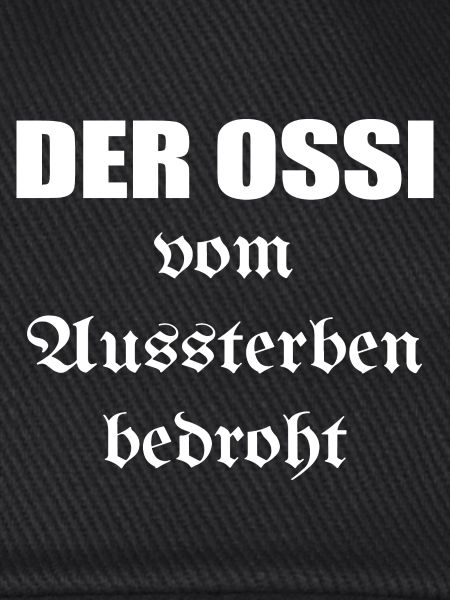 der Ossi vom Aussterben bedroht