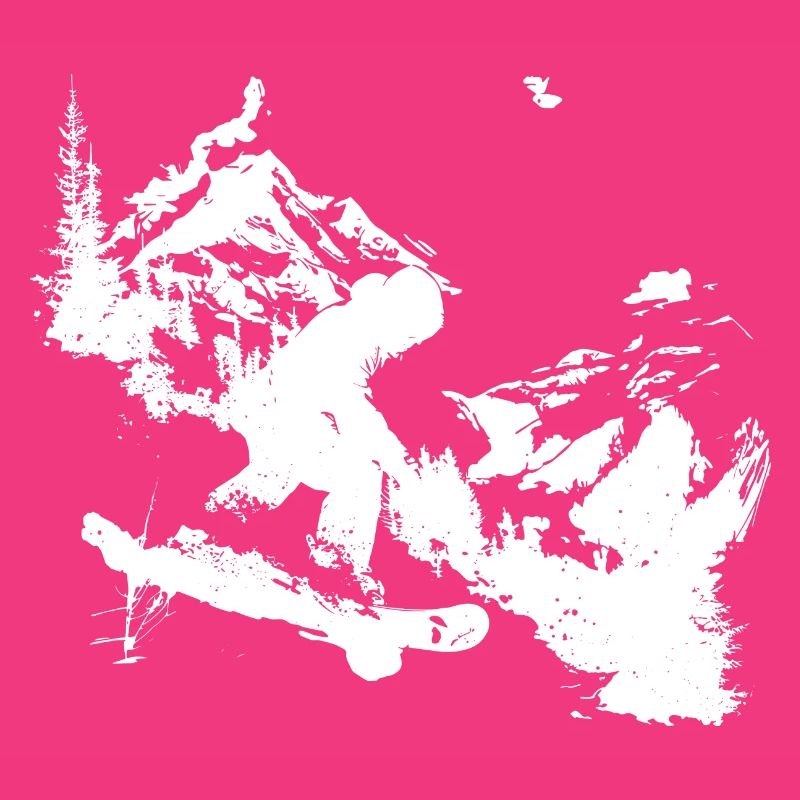Graphismes de snowboard