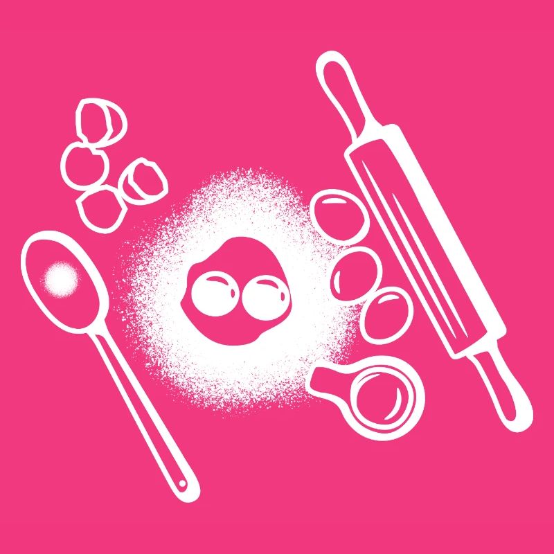 Dessin des ingrédients de cuisson