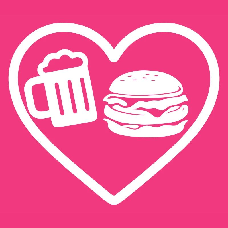 Heart Burger Bier