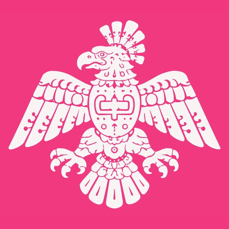 Aztec Eagle Totem Pattern