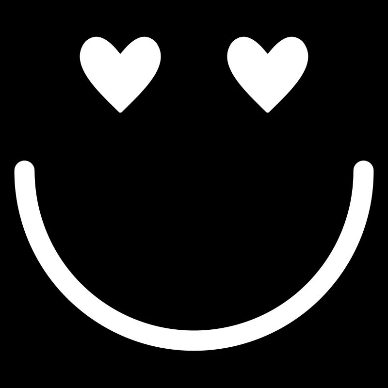  Smiley. Minimal. Positiv.
