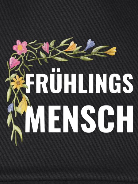 Frühlingsmensch – Blumen Statement