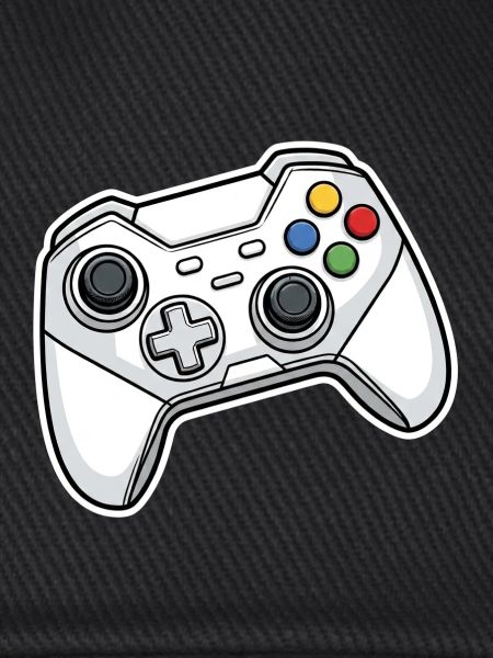 Retro controller illustration