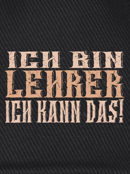 Ich bin Lehrer