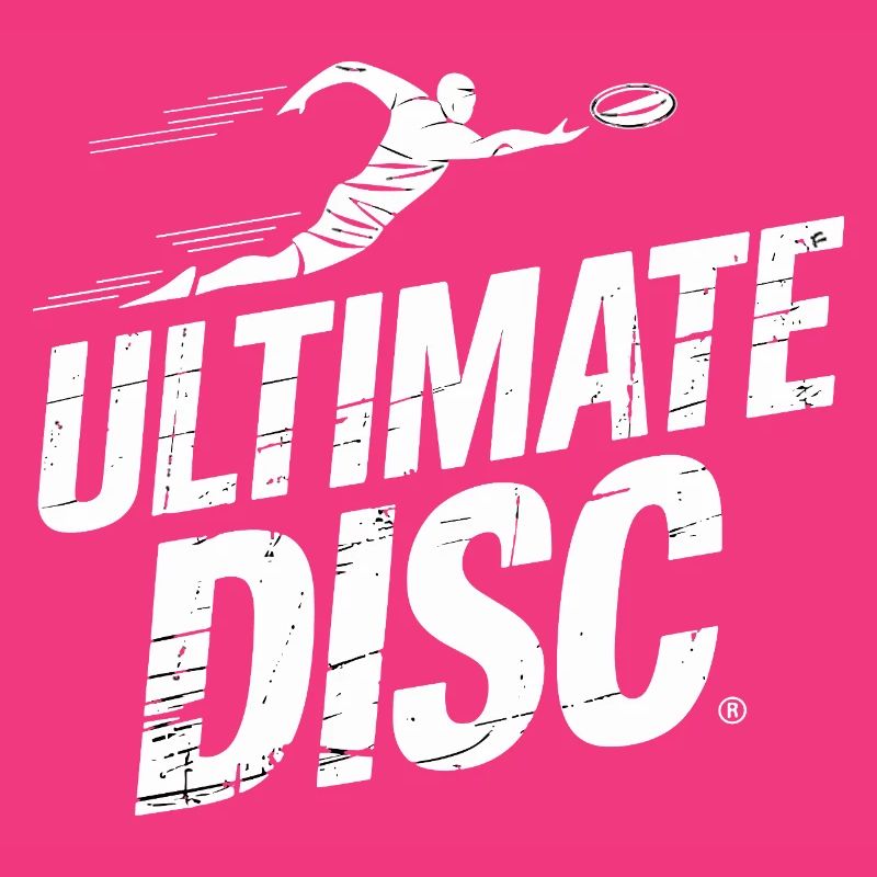 Ultimate Disc Layout Offense Player Jump Catch