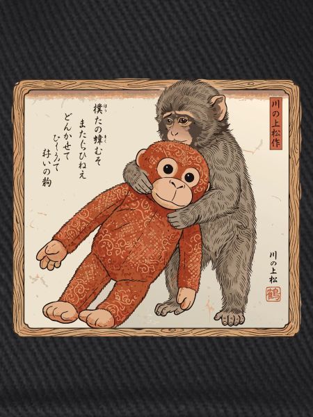 Ukiyo-e Baby Monkey Punch