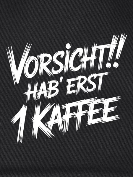 Erst ein Kaffee