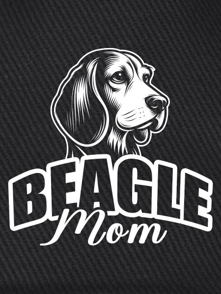 "Beagle Mom" mit Hundekopf