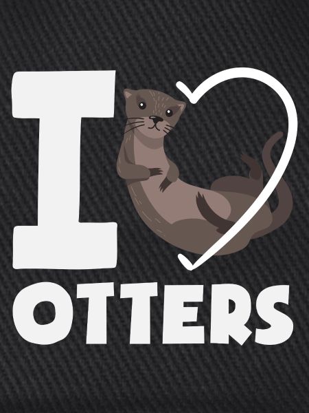 Seeotter Cartoon Herz
