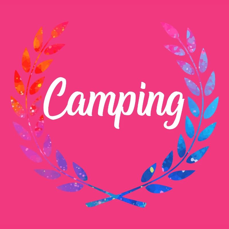 Camping Farblaurel Script