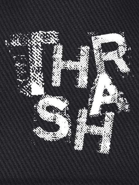 Grunge-Thrash-Metal-Typografie