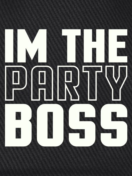 Ich bin der Party Chef