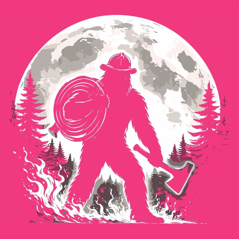 Bigfoot Firefighter