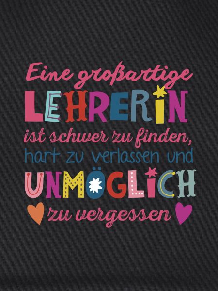 Großartige Lehrerin