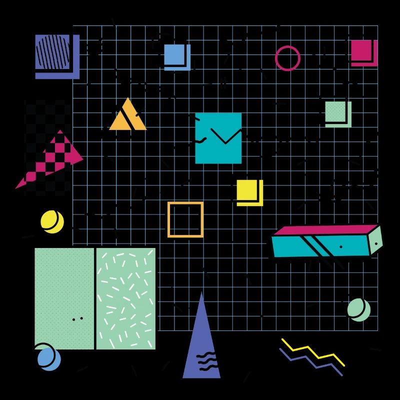 Eldram's Eighties Abstract 01