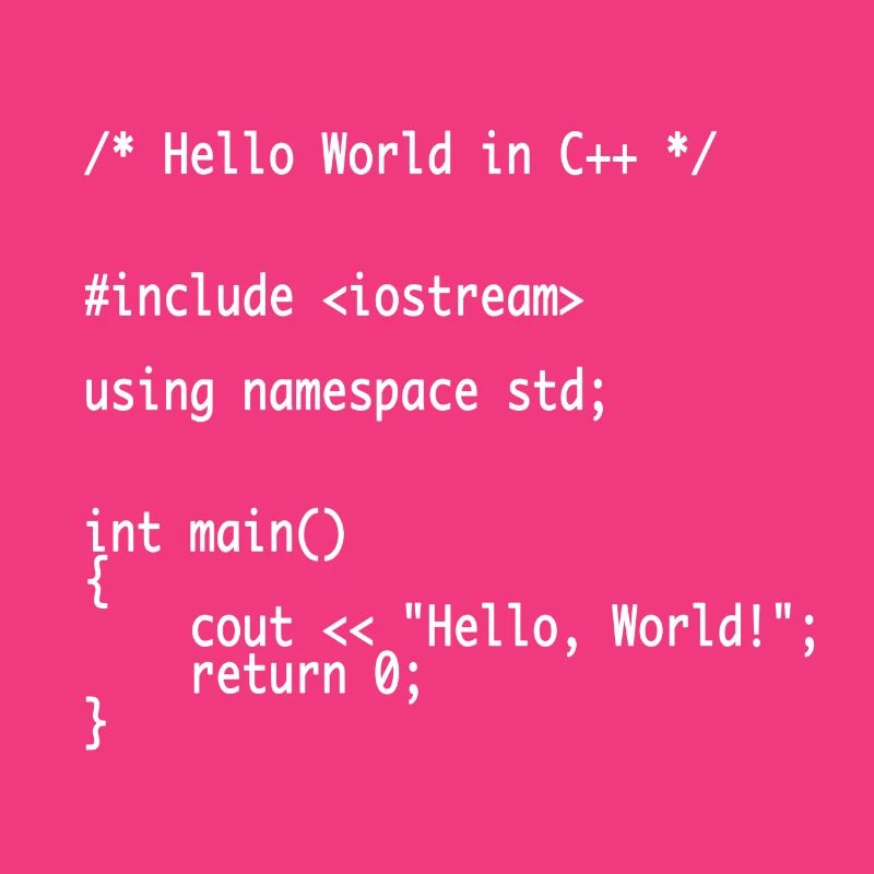 Bonjour le monde C ++ Programmer Nerd Shirt