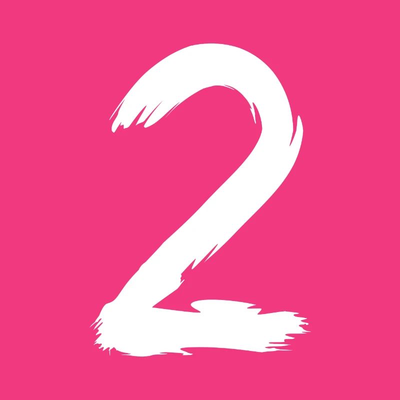 Number 2 brush