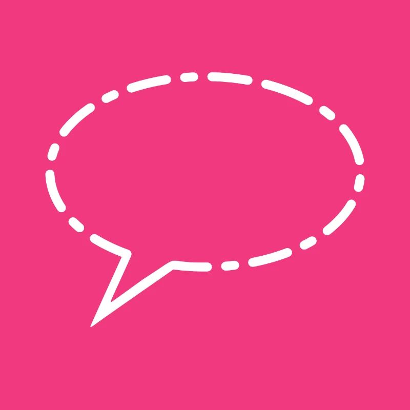 Speech bubble white