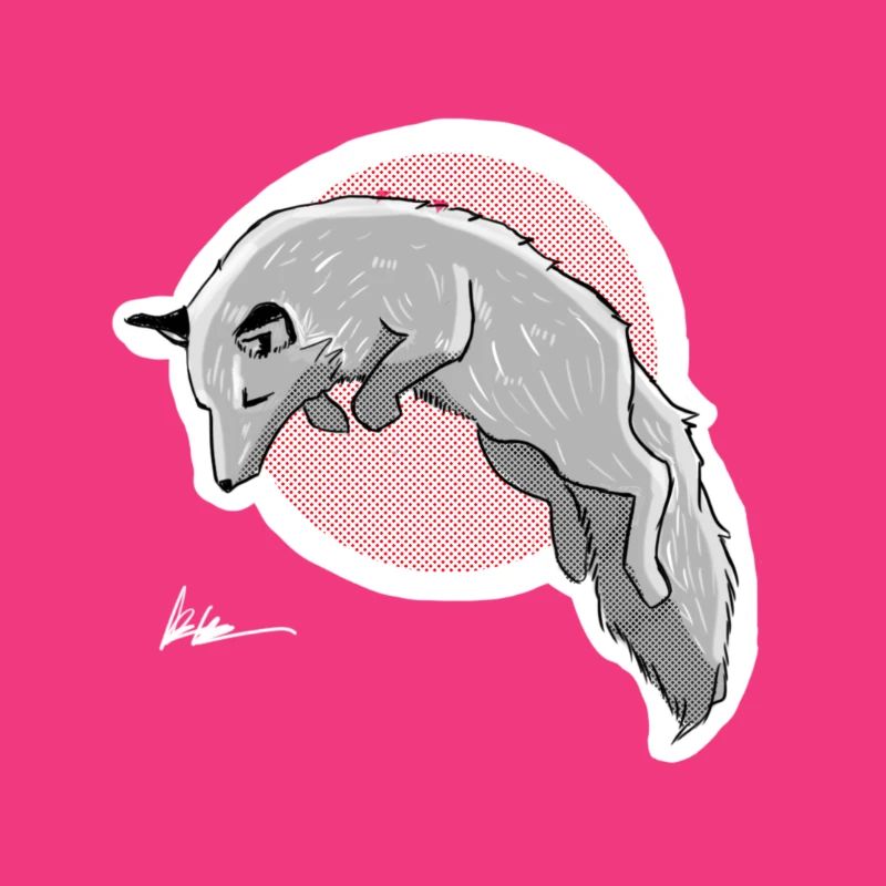 Jagd Schneefuchs