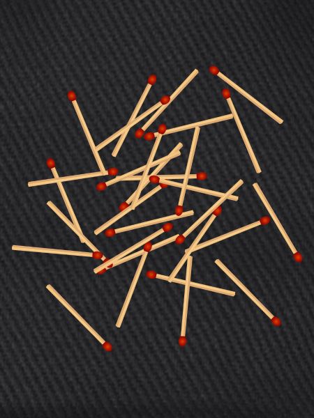 Wildly messy matches