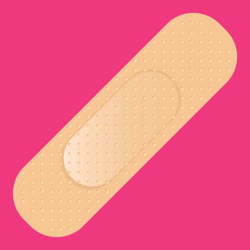 simple sticking plaster as a design element