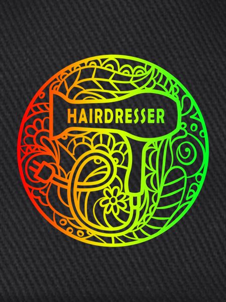 Friseur Regenbogen Design