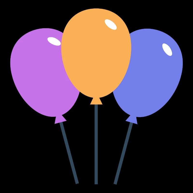 Farbige Luftballons