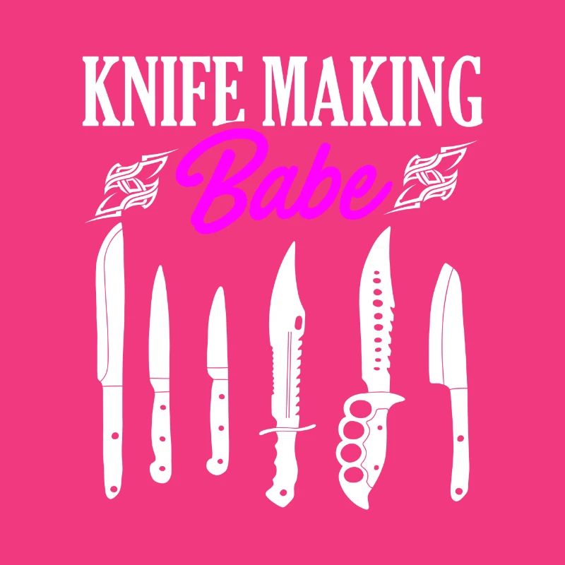 Knife Making Babe Messer Design