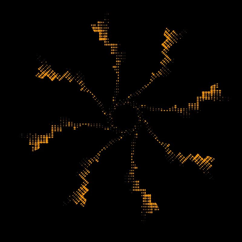 Firework pixel | gekreiseltes Windrad