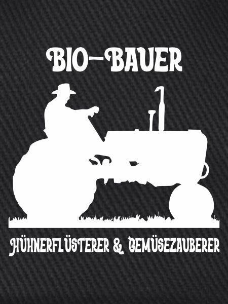 Bio Bauer Traktor Silhouette