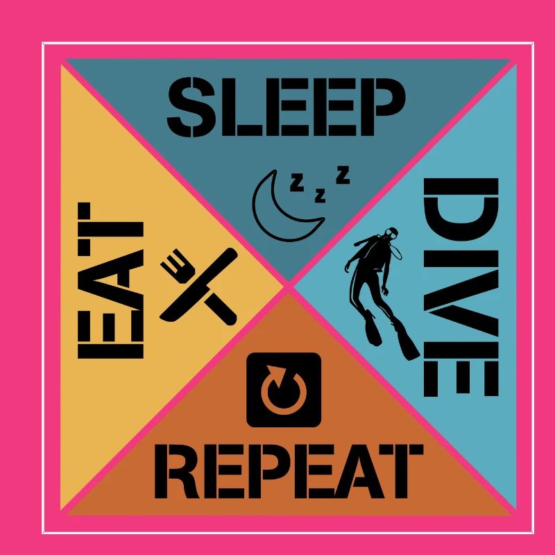 Eat sleep dive repeat