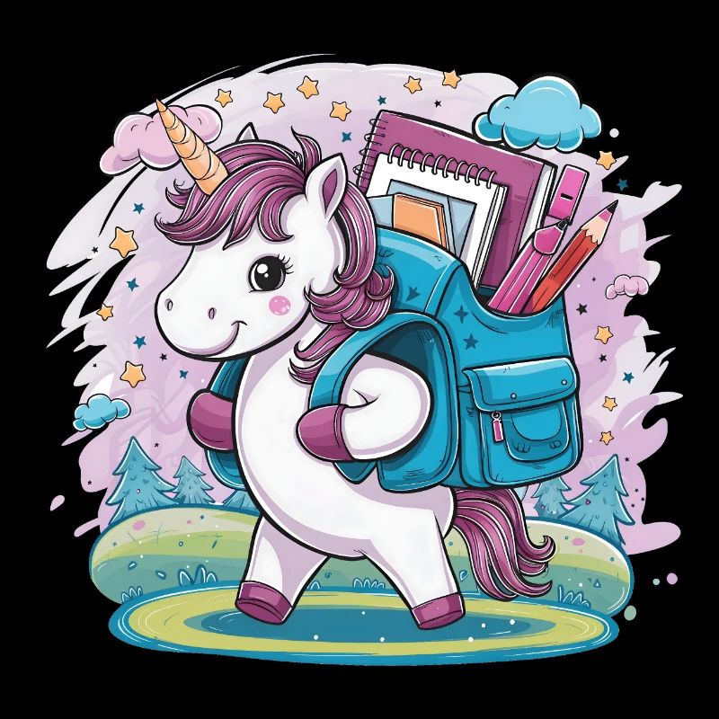 Einhorn Schulanfang