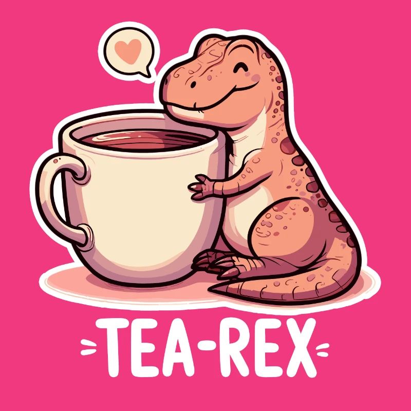 Tea Rex Tea Rex Tea Drinker Gift