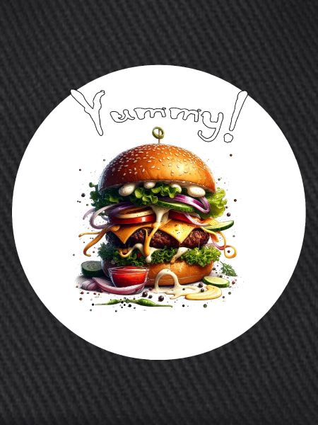 Yummy Burger Kunst