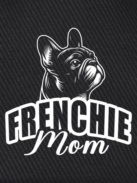 "Frenchie Mom" mit Hundekopf